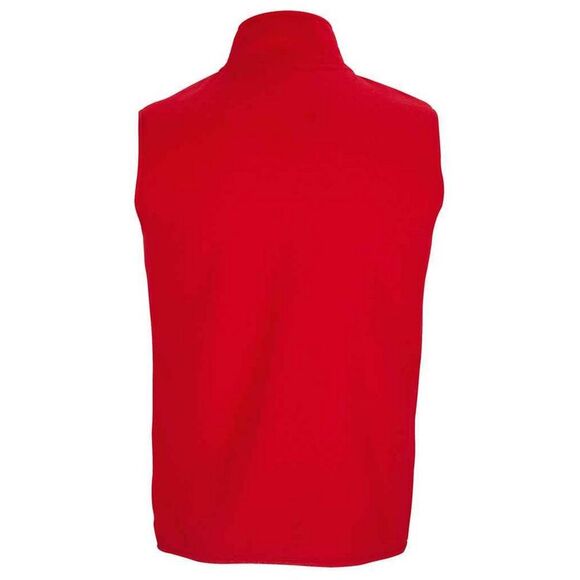 SOLS Unisex Adult Factor Microfleece Recycled Body Warmer / Red - Picture 2 of 4